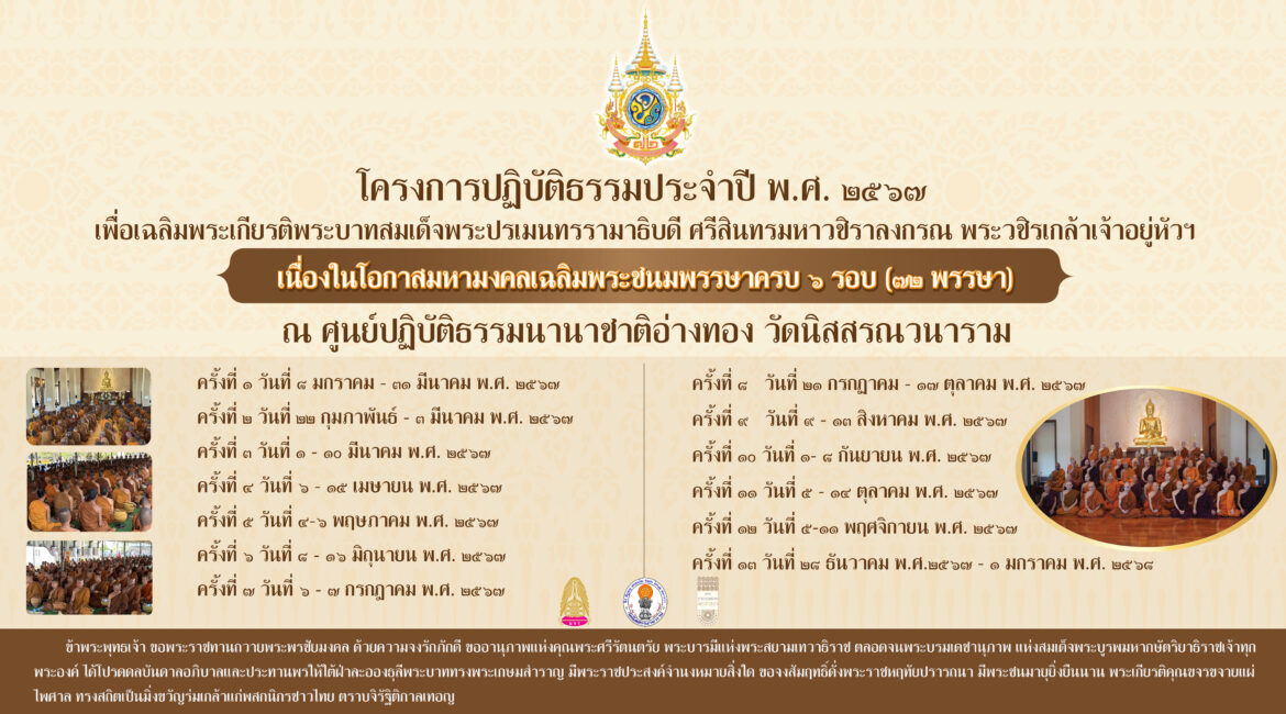 ป้ายโครงการปฏิบัติธรรมประจำปี พ.ศ. ๒๕๖๗_Finish